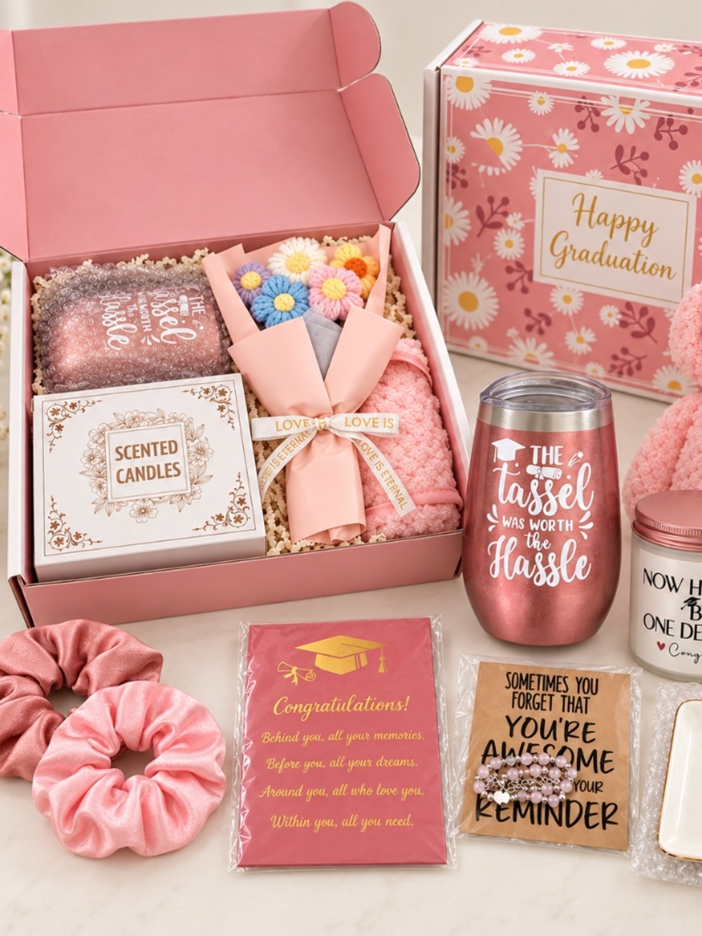 Pink Graduation Gift Box Set